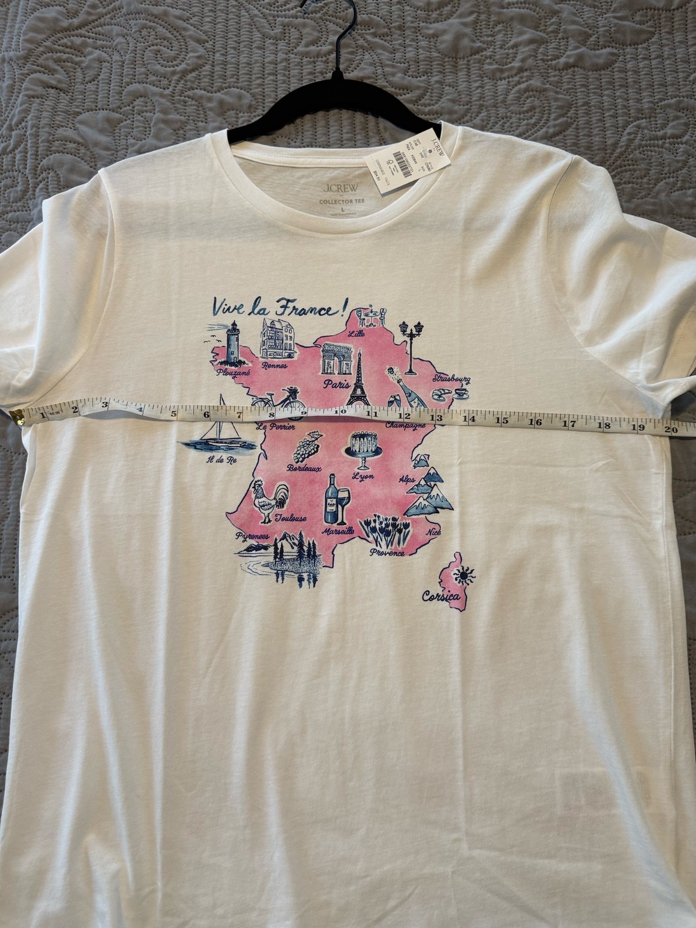J. Crew Vive la France Graphic Collector Tee - Picture 4 of 5